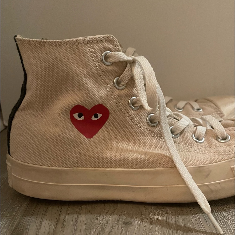 comme de garcon high top sneaker